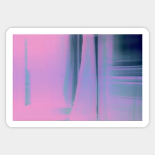 Pastel space abstract Sticker